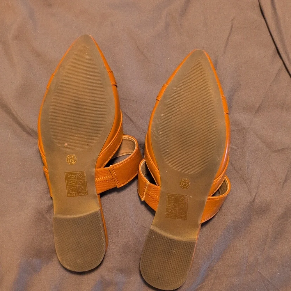Women's Tan Slip-On Shoes - Picture 2 of 2